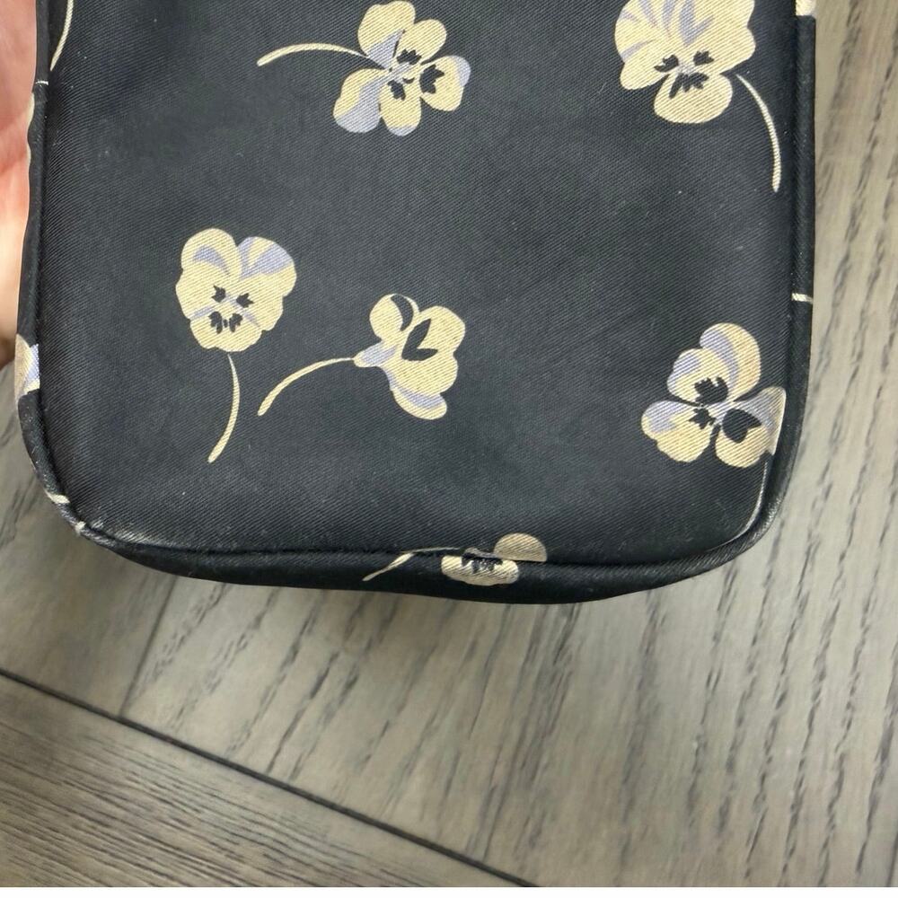 Kate Spade Nylon Floral Crossbody Phone Bag Black - Picture 8 of 12
